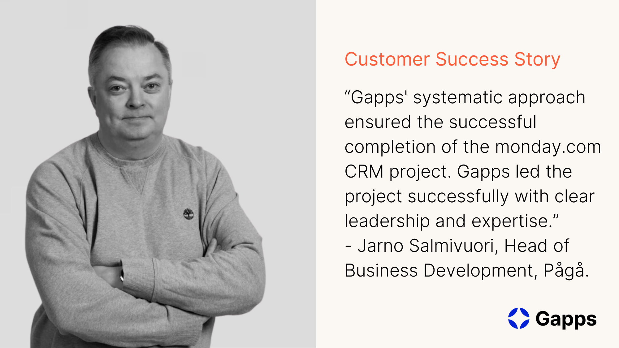 Gapps customer success story monday.com